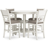 D423-223 Ashley Комплект (Стол обарный +4 стула)